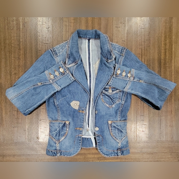 Autre Marque J&C Jacket Blue Young Women Large - Picture 1 of 8